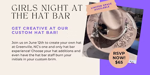 Girls' Night at the Hat Bar
