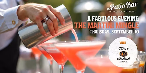 Martini Mingle at The Patio Bar