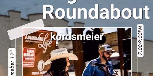 Kordsmeier Live at The Rogue Roundabout