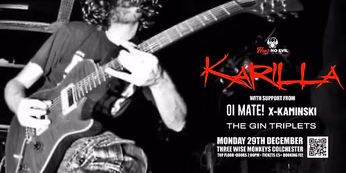 KARILLA + OI MATE! + X- KAMINSKI + THE GIN TRIPLETS live at TWM