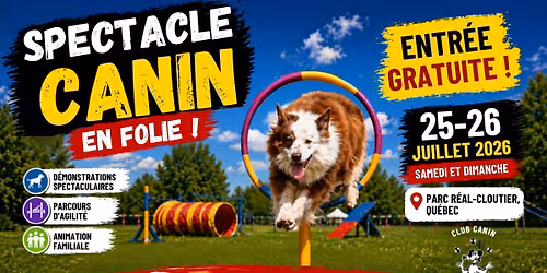 Spectacle Canin - Les 4 pattes en folie