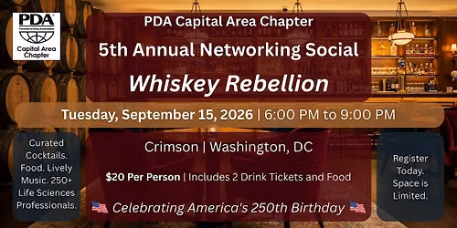 PDA Capital Area Chapter 5th Annual Networking Social