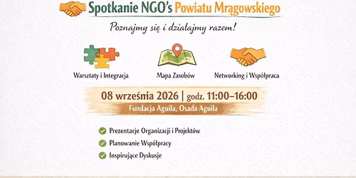 Spotkanie NGO's Powiatu Mr\u0105gowskiego