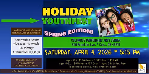 Holiday Youthfest- Spring Edition! "The Resurrection Remix: 7 Last Sayings"