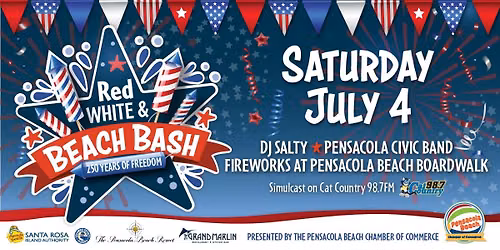 Pensacola Beach 4th of July Fireworks and Festival