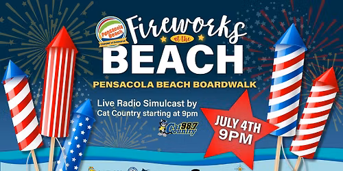 Pensacola Beach 4th of July Fireworks and Festival