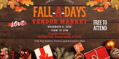 Fall-A-Days Vendor Market