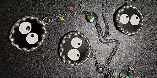 Soot Sprite Stained Glass Car Charm