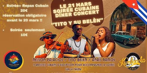 SOIREE CUBAINE" ELEGANTE TITO Y SU BEL\u00c8N"
