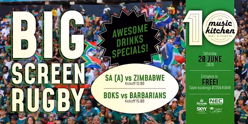 Boks Vs Barbarians live on the BIG SCREEN 20th June 