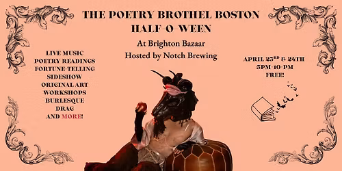 Poetry Brothel Boston at Brighton Bazaar's Half-o-Ween Market