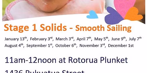Stage 1 Solids Talk - Smooth Sailing