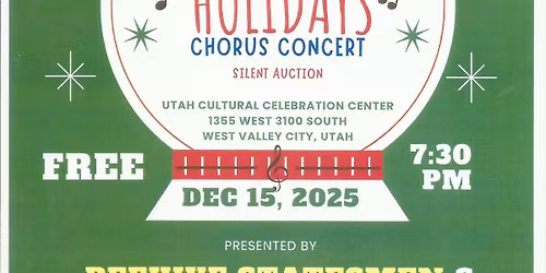 Harmonious Holidays Chorus Concert