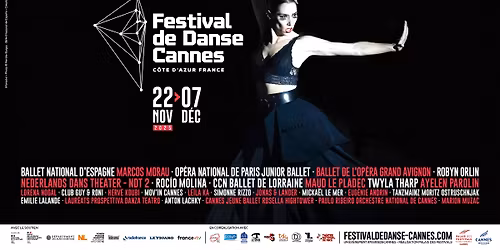 MASTERCLASS JUNIOR BALLET OPERA NATIONAL DE PARIS - FESTIVAL DE DANSE CANNES C\u00d4TE D'AZUR  