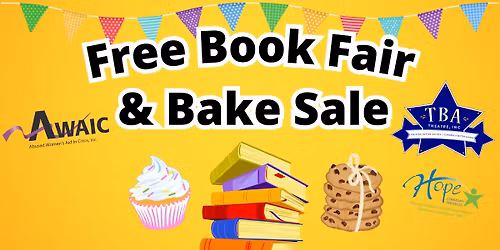 Free Book Fair & Bake Sale