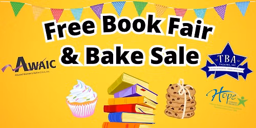 Free Book Fair & Bake Sale
