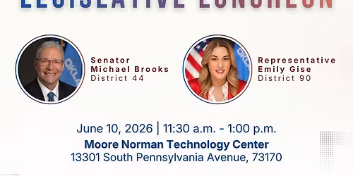 Legislative Recap Luncheon with Senator Michael Brooks and Representative Emily Gise