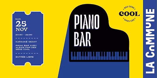 Piano Bar \ud83c\udfb9