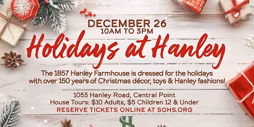 Holidays at Hanley House