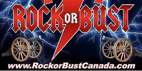 ROCK OR BUST @ THE NEXT LEVEL ! PORT ALBERNI ! COME FEEL THE THUNDER