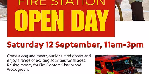 Dogsthorpe Fire Station Open Day - Saturday 12 September 2026