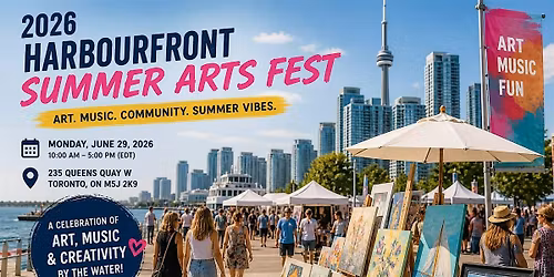2026  Harbourfront Summer Arts Fest