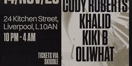 RAW Presents: CESCO @ 24 Kitchen Street