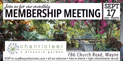 September Member Meeting 