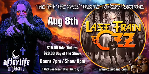 Last Train to Ozz - The "Off The Rails" Tribute to Ozzy Osbourne!