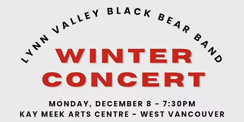 Black Bear Band Winter Concert