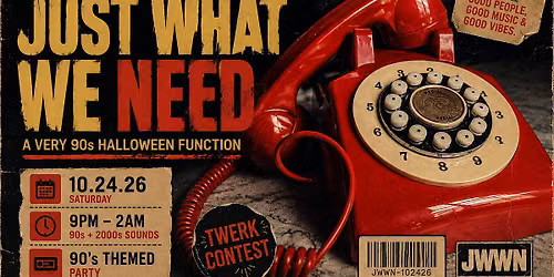 JUST WHAT WE NEED: a very 90's Halloween Function