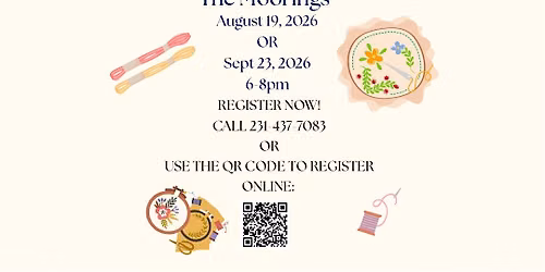 Embroidery Class - 9\/23\/26