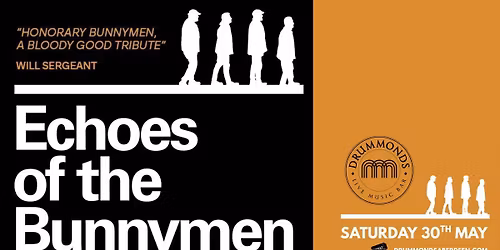 Echoes of the Bunnymen live at Drummonds Aberdeen