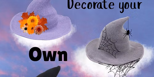 Witches hat decorating class