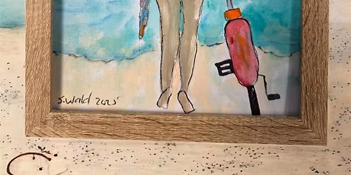 Coffee and Canvas Acrylic Wash Workshop