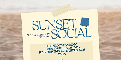 San Diego, CA  Bloom Meet Up Sunset Social