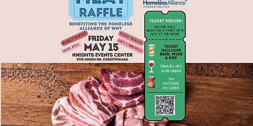 2026 Meat Raffle benefiting the Homeless Alliance of WNY\ud83e\udd69\ud83e\udd53\ud83c\udf57\ud83c\udf54