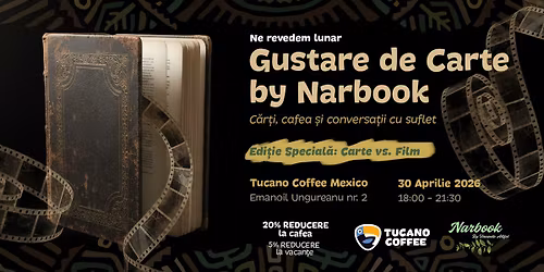 \ud83d\udcd6\ud83c\udfacGustare de Carte by Narbook x Tucano Coffee
