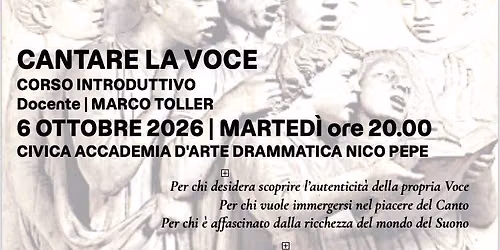 Cantare la Voce \/ Corso Introduttivo