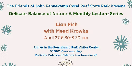 Lionfish- A Delicate Balance of Nature Lecture