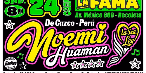 NOEMI HUAMAN EN SANTIAGO DE CHILE