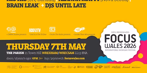 THU @ The Parish at FOCUS Wales 2026