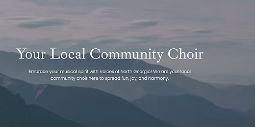 Save The Date: Voices of North Georgia Fall Concert