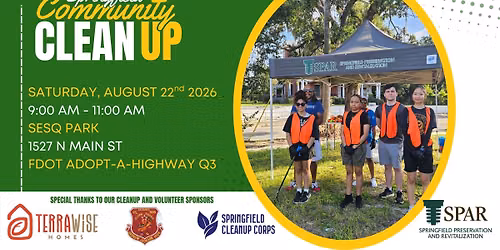 Community Cleanup: Sesquicentennial Park - FDOT Adopt-A-Highway Q3