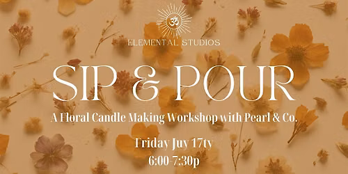 Sip and Pour at Elemental Studios