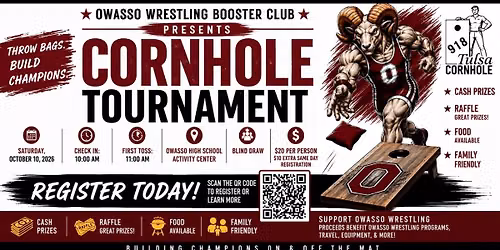 Owasso Wrestling Booster Club Cornhole Tournament