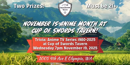Trivia with Master Jared: Anime TV Series 1980-2025