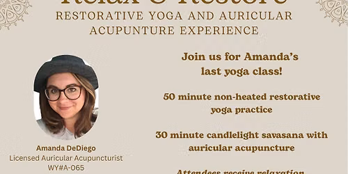 Relax & Restore: Yoga & Auricular Acupuncture