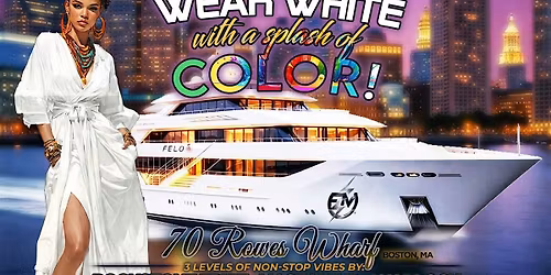 10yrs of #2GETHERNESS  on the Water \u2693 | White with a spalsh of Color!
