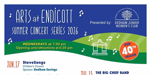 Arts at Endicott Summer Concert Series by Dedham Junior Women's Club